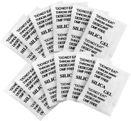Gel Sachets zakjes, 100 stuks, silicagel, droogmiddel in levensmiddelenkwaliteit, efficiënte vochtabsorberende voor levensmiddelen, diervoeding, badkamer, keuken, pasta, koffie — thumbnail 1
