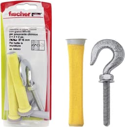 Ankerpluggen met Stangen - Chemische Ankers - Zware Bevestigingen - Versterkte Sock Constructie - M10 x 110 mm - Wit — thumbnail 5