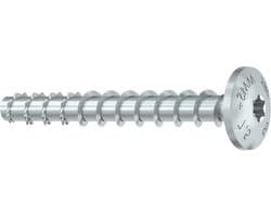Montagerailanker - Bevestigingsanker rond - Montage Werk - Platte Ronde Kop - 75x45 mm - Onbehandeld