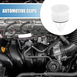 Solidchoice- Deurbekledingsclips - Duurzaam Kunststof - 10 Stuks - Wit - Slijtvast - Voor Chevrolet/Buick - Totale Lengte 28 mm - Autoclips — thumbnail 3
