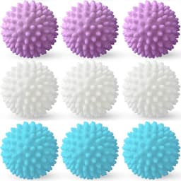 casalora® - Wasbollen voor wasmachine-Drogerballen-Drogerballen voor wasdroger-voor het reinigen van kleding thuis, herbruikbaar-9 stuks — thumbnail 1