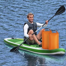 2 stuks lichte droogzakken, waterdichte drijvende tas, gecomprimeerde waterdichte droge tassen, Oranje, 8 liter, Oranje, Universeel — thumbnail 2