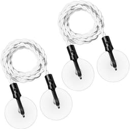 Waslijn Intrekbaar - Draagbaar - Haken/Zuignappen - Campingaccessoires - Voor Binnen/Buiten - Rubberband - Drooglijn — thumbnail 5