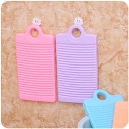 Wasplank Mini - Antislip - Handwasplank - Kunststof - 31 x 16 cm - Geschikt voor ondergoed/sokken/babykleding - Wasbord — thumbnail 4