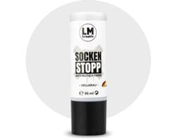 LM-Kreativ Sock Stop - Anti slip textielverf - 90 ml - Lichtgrijs - Waterbasis, latexvrij en geurloos