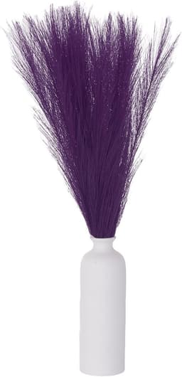 30 stuks faux pampasgras decoratie, 61 cm, kunstmatig gedroogde bloemen voor thuis, bruiloft, vaas, decoratie, paars — thumbnail 1