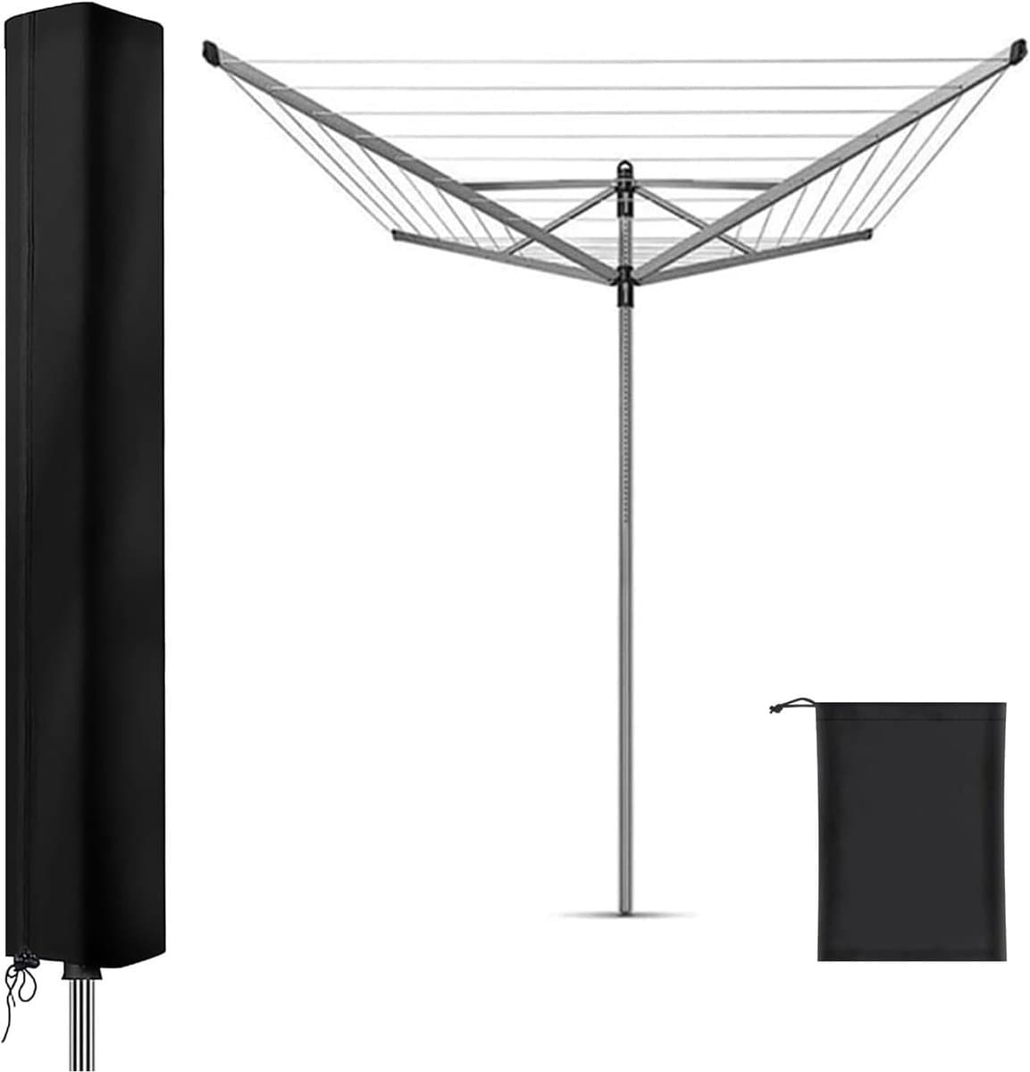Droogmolen beschermhoes met ritssluiting, waterdicht en UV-bestendig, scheurvast en weerbestendig (160 x 15 x 15 cm) — afbeelding 1