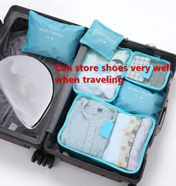 Waszakken voor Schoenen - Polyester - Duurzame Ritssluiting - Opvouwbaar - Voor Wassen en Organiseren — thumbnail 1
