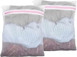 SnelShoppen - Wasnet voor Wasmachine, Waszak 30 x 40 cm, Kleine Waszak met Verborgen Rits, Bescherming voor Kleding, Voorkomt Vervorming en Kreukels, — thumbnail 1