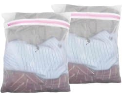 SnelShoppen - Wasnet voor Wasmachine, Waszak 30 x 40 cm, Kleine Waszak met Verborgen Rits, Bescherming voor Kleding, Voorkomt Vervorming en Kreukels,