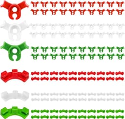 120 stuks plantenbuigers, 90 graden planttraining, buigclips, LST-clips, plantensteunclips, plantengroei, buiger, plantentrainer voor lage belasting, 3 kleuren, 2 maten — thumbnail 1