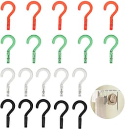 Thijox - Antislip Hanger Clips - 20 Stuks Washaken - Draagbare Antislip Plastic Hangers - Grote Wasknijpers voor Kleding, Hoeden, Handdoeken, Sokken - — thumbnail 1