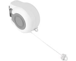 Intrekbare Waslijnen voor Kleding Drogen - Dubbele Lijn - Wandmontage - Wassen Landry Tool - Muur Beugel - Indoor & Outdoor Gebruik