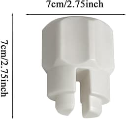 3 Delige Set Lekbak Wasmachine 17,8x17,8cm Wit - Universele Opvangbak voor Wasmachine & Vaatwasser - Onderdelen Voor Wasmachines - Lekbak - Eenvoudig te Reinigen - Morsbescherming - Beschermt Vloer & Meubels tegen Waterschade — thumbnail 5