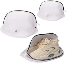 Dailygoods- Schoenwaszak - 2 Stuks - Wasnet met Ritssluiting - Herbruikbare Waszak - Bescherming voor Sneakers/Sokken - Duurzaam Materiaal — thumbnail 1