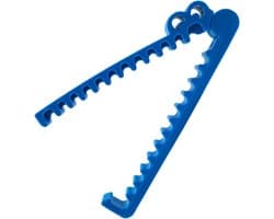 Voedsel zak clips - Broodzak sluitingen - Keuken organiseren - Krokodil ontwerp - 15 cm - Blauw