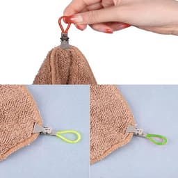 Dailygoods - 15 Stuks Kleurrijke Metalen Clips voor Theedoeken en Handdoeken - Multifunctionele Handdoekclips — thumbnail 3