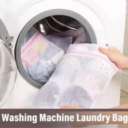 Dailygoods- Waszak 6-delig - Waszakken voor wasgoed - Waszak met ritssluiting - Wasnet groot/medium/klein - Bescherming voor delicate kleding - Duurzaam en robuust — thumbnail 3