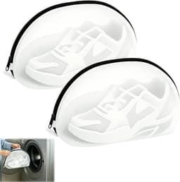 Wasnetten voor schoenen en lingerie, 35 x 22 x 21 cm, duurzame waszakken met ritssluiting voor wasmachine en droger, 2 stuks, ideaal voor bescherming en opslag — thumbnail 3