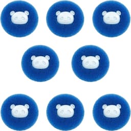 SnelShoppen - 8 Stuks Wasmachine Lintballen - Effectieve Dierenhaar Verwijderaar - Herbruikbare Lintvangers voor Wasmachine - Ideaal voor Huishoudens — thumbnail 1