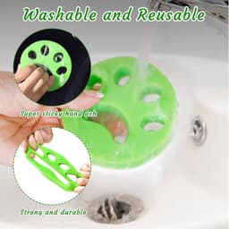 SnelShoppen - Hair Balls voor Wasmachine, 20 Haarverwijderaars, Dierenhaar Vanger, Lintballen voor Kleding, Efficiënte Waservaring, Compact en Praktis — thumbnail 2