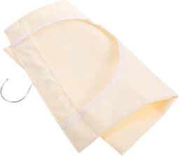 Wasknijperzak met Haak - Opbergtas Wasknijpers - Wasknijpers Organiseren - Waterdichte Ophangbare Organizer - 357 x 261 cm - Beige — thumbnail 1