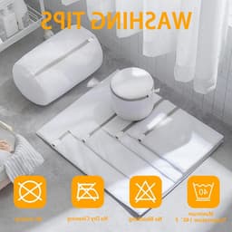 Set van 6 Herbruikbare Wasnetten met Rits voor de Wasmachine, Duurzame Mesh Zakjes voor Kleding, Ondergoed en Sokken (60x60/60x50/50x40/40x30/30x20/15) — thumbnail 5