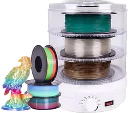 Filament Droger Box, 3D Printing Filament Droogoven, 360° Luchtcirculatie, Instelbare temperatuur 35-70 °C, vochtbestendig en stofdicht voor thuis en studio — thumbnail 1