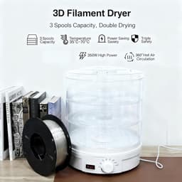 Filament Droger Box - 3D Print Droogoven - 3D Printen Verbeteren - 360° Circulerende Verwarming — thumbnail 2