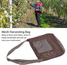 Oogsttas - Verzamelzak - Fruit Plukken - Handsfree Ontwerp - 42 x 45 cm - Khaki — thumbnail 2