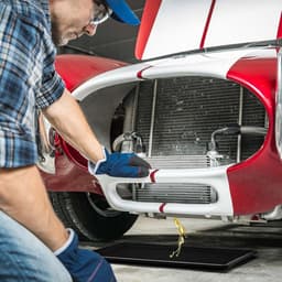 Uiifan 1 Set 35 x 24 x 1.4 Inch Olie Afvoer Druppelpan voor Auto met Vierkant Geen Splatter Pad Olie Druppelbak Olie Verversingsmat voor Onder Auto Transmissie Garage Automotive Oprit om de vloer — thumbnail 3
