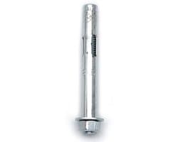 Hulsanker Zeskant - Betonanker M6 - Zware Bevestigingen - Voorgemonteerd Staal - 3/8" x 3" - Zilver
