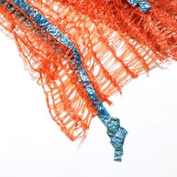 Netzakken - Raschel zakken - Vervoeren goederen - Met trekkoord - 50 x 78 cm - Oranje — thumbnail 3