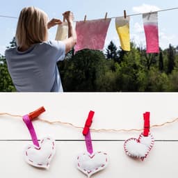 Houten Mini Haringen - Kleine Houten Knijpers - Kleding Ophangen - Duurzaam Hardhout - 3.5 cm - Natuurlijk Hout — thumbnail 5