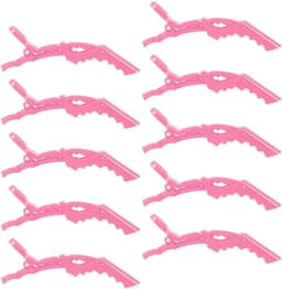 Krokodil Clips - Haar Styling Klem - Haar Verdelen - Antislip Grip - 10 Stuks - Zwart — thumbnail 1