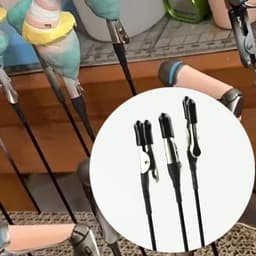 Modelbouw Gereedschap - Hobby Klemmen - Schilderen Modellen - Afneembare Clips - 20 Stuks - Zwart — thumbnail 2