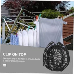 Waslijn met clips - Reis waslijn - Kleding drogen - Winddicht ontwerp - 2 stuks - Willekeurig — thumbnail 2