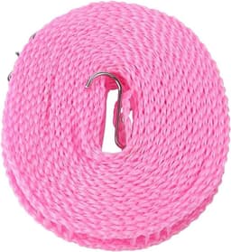 Waslijn Kleding Touw - Drooglijn Hanger - Kleding Drogen Buiten - Winddicht Antislip - 5 Meter Lang - Roze — thumbnail 1