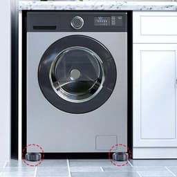 Universele voetjes Geschikt voor wasmachines, hoogteverstellende, schokabsorberende, antislip en trillingsdempende pads, en 4 in hoogte verstelbare pootjes Geschikt voor stille wasmachines. — thumbnail 2