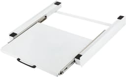 Wasdroger Tussenstuk - Stapelrek Wasmachine - Ruimte Besparen - Uittrekbare Plank - 60 Cm Breed - Wit — thumbnail 4