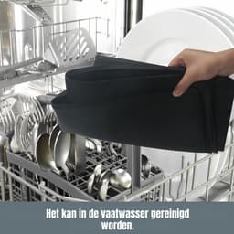 RUX® Lekbak Wasmachine - Lekbak - Anti Trillingsmat Wasmachine - Lekbak Wasmachine 60x60 - Lekbak Wasmachine Universeel - Zwart - 60cm x 60cm x 2cm — thumbnail 3