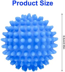 Allecto - Droogballen - Herbruikbare Droogballen - Zacht en Duurzaam - Set van 6 - Wasballen voor Wasmachine - Efficiënt voor Droogproces - Voor el... — thumbnail 4