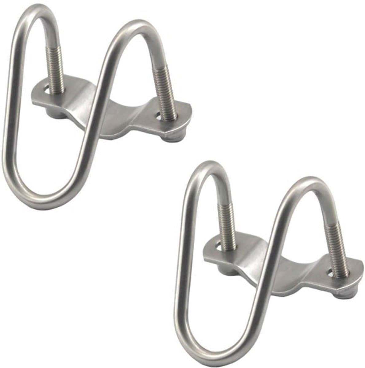 Dailygoody - M8x32x60 Rvs Pijp Clip - U-vormige Klem - Eenvoudig te — afbeelding 1