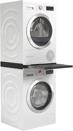 Florixa® Tussenstuk Wasmachine Droger - Stapelkit - Tussenstuk Wasmachine en Droger - Tussenstuk Wasmachine Droger Zwart - Tussenstuk Wasmachine Droger Aeg - Zwart - 54cm x 60cm x 8cm — thumbnail 4
