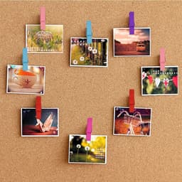 Houten Knijpers - Kleine Clips - Foto's Ophangen - Vrolijke Kleuren - 100 Stuks - Multicolor — thumbnail 2