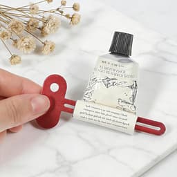 Set van 10 duurzame tandpasta-knijpers, ergonomische buisknijpers voor cosmetica, afvalvrij en gebruiksvriendelijk hulpmiddel voor het extruderen van tubes — thumbnail 5