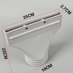 Slangadapter voor airconditioning - Kunststof - 22 x 25 x 2 cm - Draagbaar - Afvoersystemen - Raamontluchtingsset — thumbnail 5