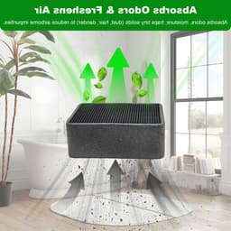 Set van 3 Actieve Koolstoffilters voor Geberit DuoFresh - Toiletluchtreiniger voor Geurneutralisatie — thumbnail 3