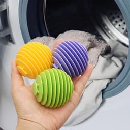 Dailygoody - Wasdrogerballen - Anti-wrinkle kleding - 6 stuks - Geschikt voor wasmachine en wasdroger - Ideaal voor dekens en truien - materiaal — thumbnail 2