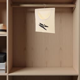 Wasknijperzak - Opberger Klemmen - Buiten Wassen - Ophanghaak Inbegrepen - 35x26cm - Beige — thumbnail 4